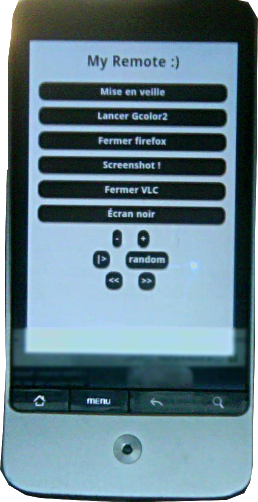 Ma télécommande :) remote